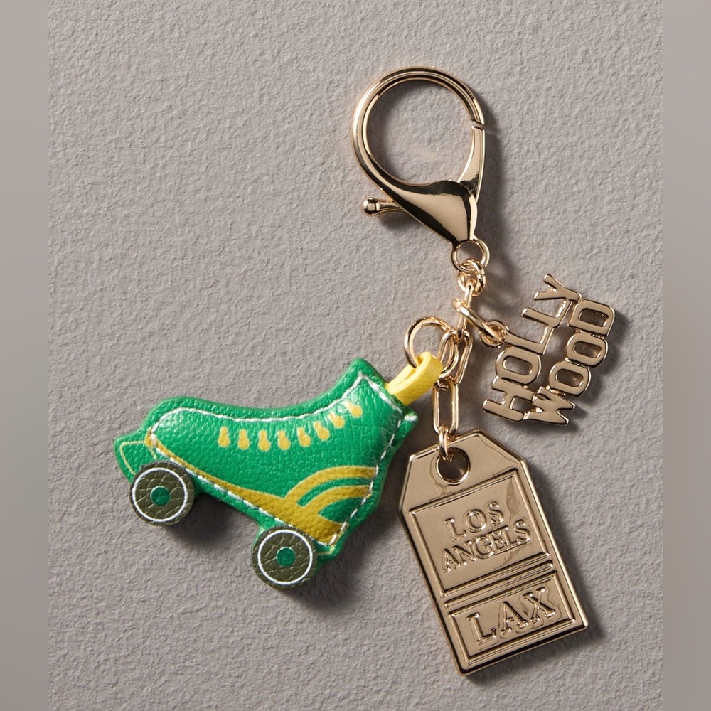 Anthropologie City Bag Charm California/Hollywood
Roller Skate Keychain